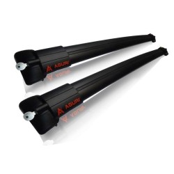 AGURI PRESTIGE CZARNY Aluminiowy bagażnik bazowy