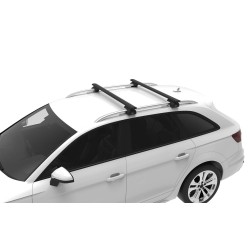 CRUZ AIRO CZARNY Aluminiowy bagażnik bazowy na relingi tradycyjne