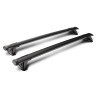 YAKIMA THRUBAR CZARNY Aluminiowy bagażnik bazowy na relingi zintegrowane