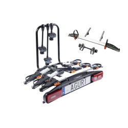 AGURI ACTIVE BIKE PRO 3+1 SREBRNA PLATFORMA ROWEROWA NA HAK