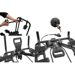 AGURI ACTIVE BIKE PRO 3+1 CZARNA PLATFORMA ROWEROWA NA HAK