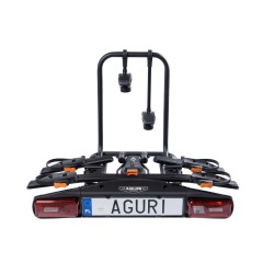 AGURI ACTIVE BIKE PRO 2+1 CZARNA PLATFORMA ROWEROWA NA HAK