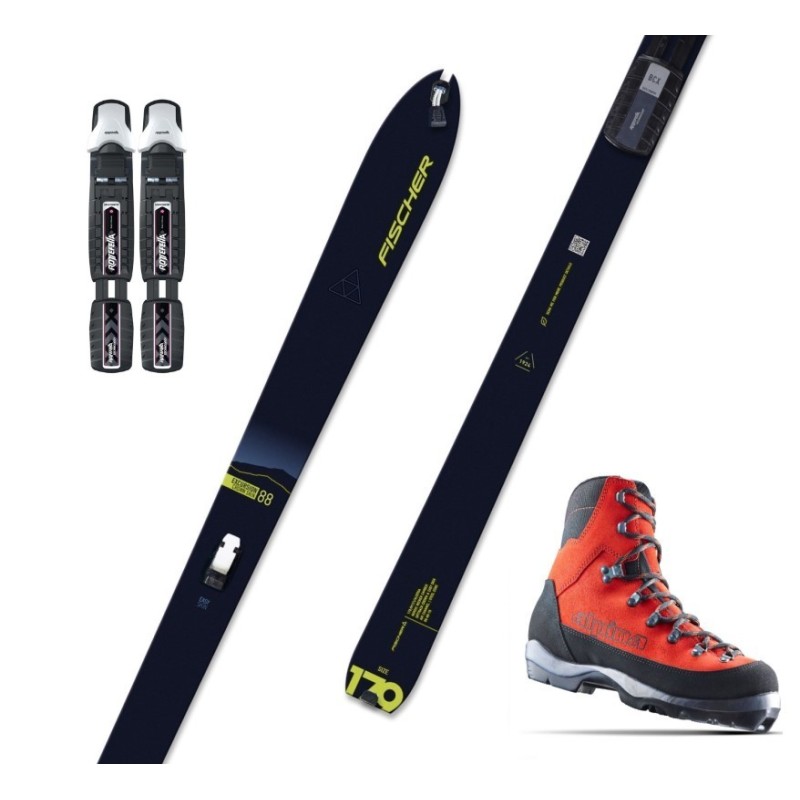 FISCHER EXCURSION 88 + ALPINA BC WYOMING + ROTTEFELLA BC MANUAL narty backcountry zestaw