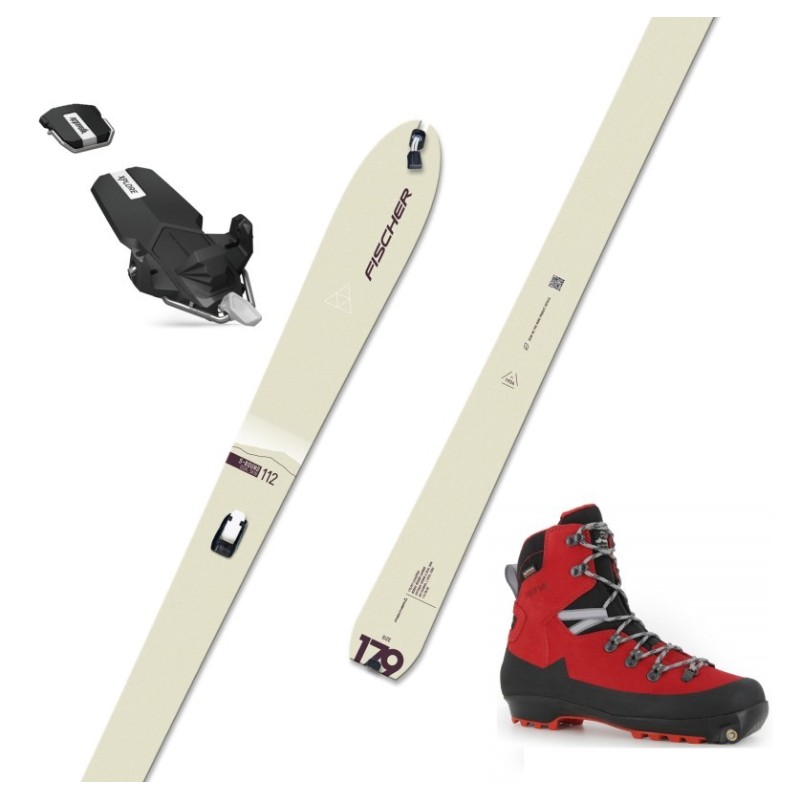 FISCHER S-BUND 112 + ALPINA ALASKA XPLORE + ROTTEFELLA XPLORE narty backcountry zestaw