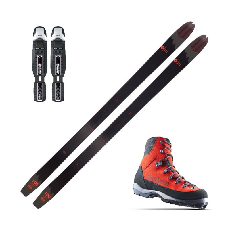 Rossignol BC 100 + Alpina BC Wyoming + Rottefella BC Magnum