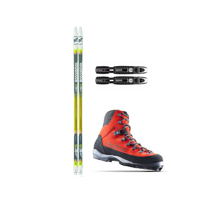 Rossignol BC 59+ Alpina Wayoming+ Rottefella BC Auto