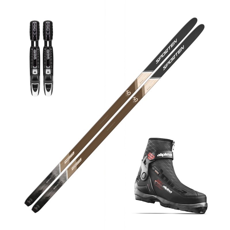 SPORTEN FORESTER 60 MGE + ALPINA BC OUTLANDER + ROTTEFELLA BC AUTOMAT narty biegowe backcountry zestaw