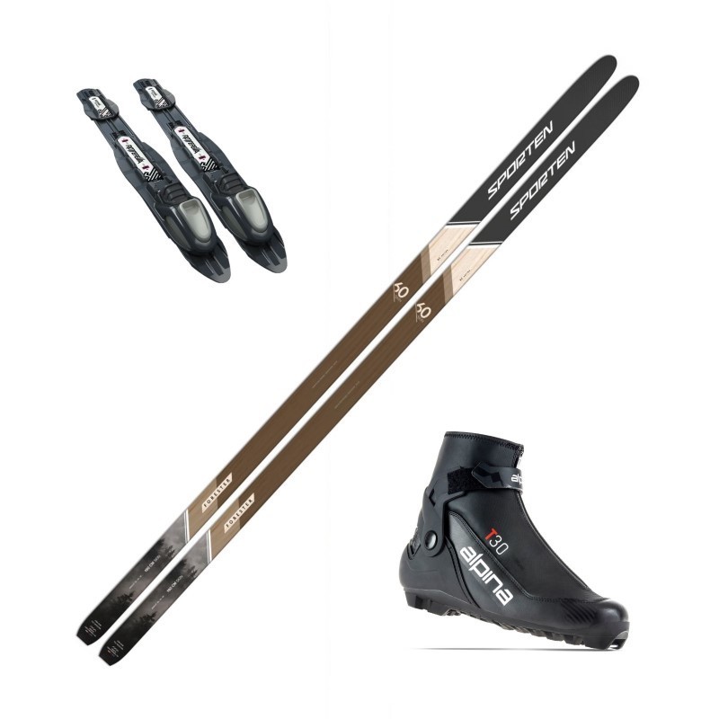 SPORTEN FORESTER 60 MGE + ALPINA T30 + ROTTEFELLA TOURING AUTO narty biegowe backcountry zestaw