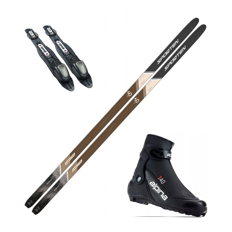 SPORTEN FORESTER 60 MGE + ALPINA T40 + ROTTEFELLA TOURING AUTO narty biegowe backcountry zestaw