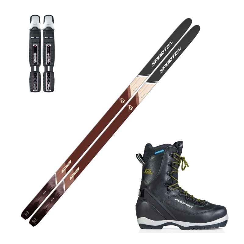 SPORTEN RANGER 68 + FISCHER TRANSNORDIC + ROTTEFELLA BC MANUAL Zestaw nart backcountry