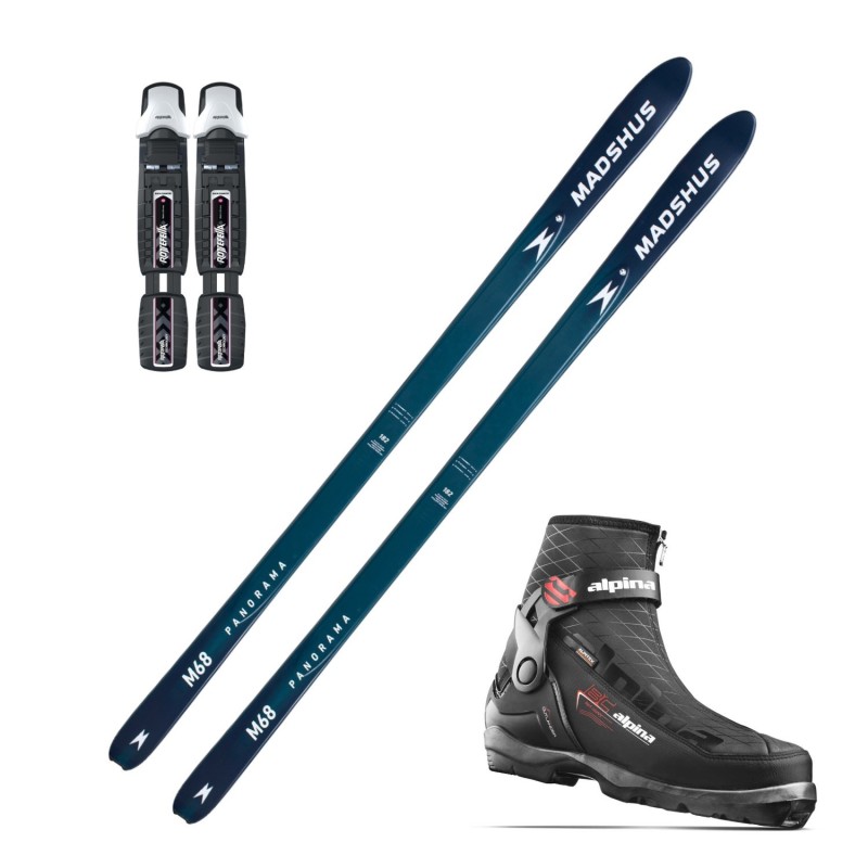 MADSHUS PANORAMA M68 (99 mm) + ALPINA BC OUTLANDER + ROTTEFELLA BC MANUAL