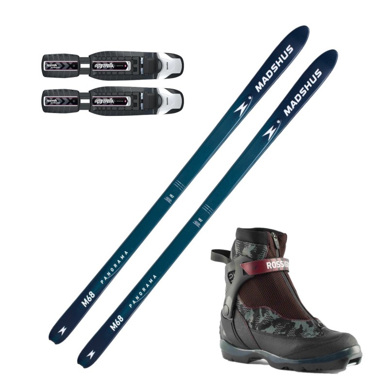 MADSHUS PANORAMA M68 (99 mm) + ROSSIGNOL BC X6 + ROTTEFELLA BC MAGNUM