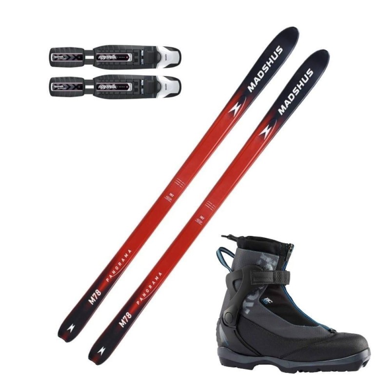 MADSHUS PANORAMA M78 (109 mm) + ROSSIGNOL BC X6 FW + ROTTEFELLA BC MAGNUM