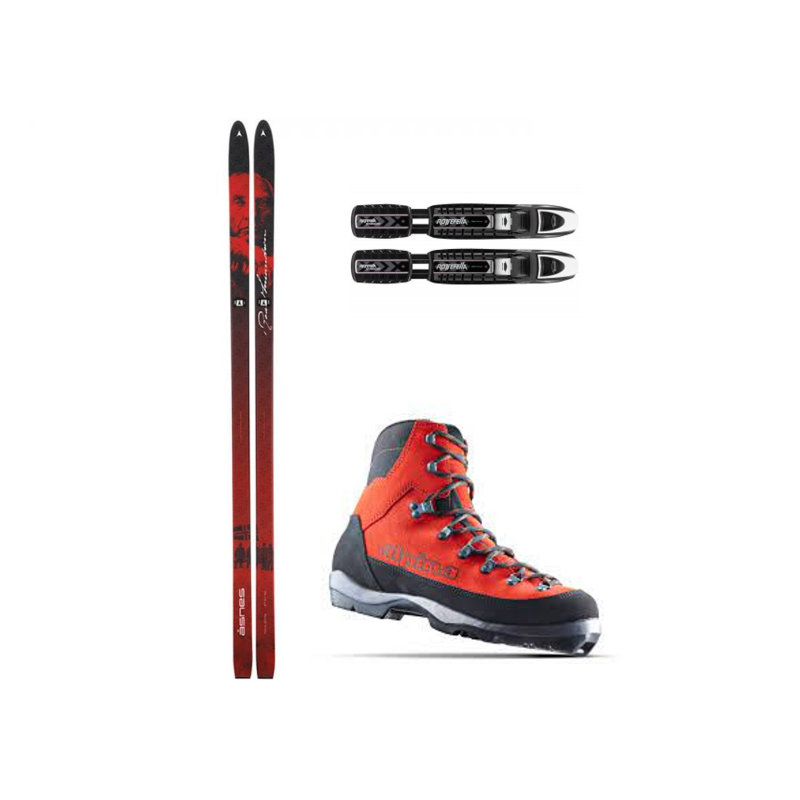 Åsnes Amundsen Fram BC Waxless + Alpina BC Wyoming + Rottefella