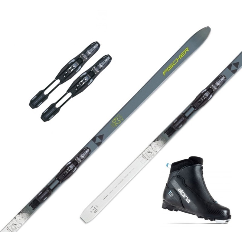 FISCHER SPIDER 62 CROWN XTRALITE + FISCHER TOURING + ALPINA T5 PLUS EVE