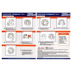 INTER PACK 7 mm Łańcuchy śniegowe