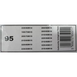 INTER PACK 7 mm Łańcuchy śniegowe