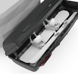THULE ARCOS XL Box z platformą montowany na haku - zestaw