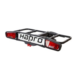 Hapro Boxer M 340 Hexagon Black - Box z platformą na hak czarny matowy