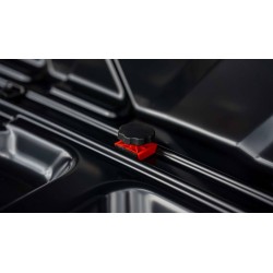 Hapro Boxer M 340 Hexagon Black - Box z platformą na hak czarny matowy