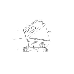 Hapro Boxer L 420 Hexagon Black - Box z platformą na hak czarny matowy