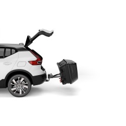 Hapro Boxer L 420 Hexagon Black - Box z platformą na hak czarny matowy