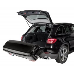 MTF Box na hak z platformą i przedłużkami na narty Czarny