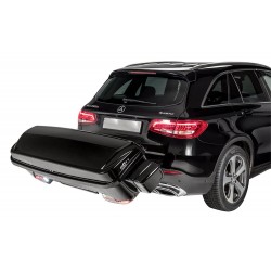 MTF Box na hak z platformą i przedłużkami na narty Czarny