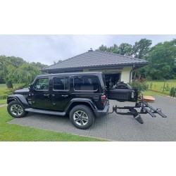 SPINDER SC2 LED Przesuwny i składany bagażnik rowerowy na hak